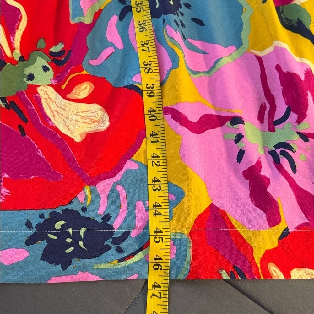 Michele P romantic Multicolor Abstract Dress size XL - Picture 5 of 6